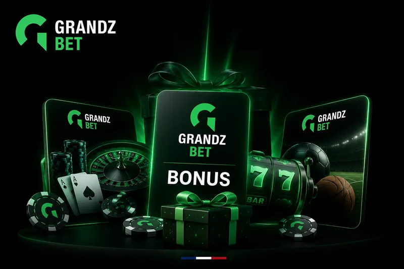 Bonus de bienvenue casino GrandzBet jusqu'à 1 500 € avec free spins offerts